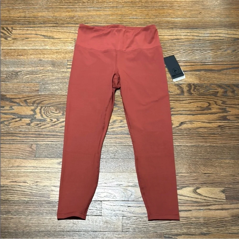 90 Degree By Reflex Women's High-Waist Rust Leggings - Picture 3 of 9
